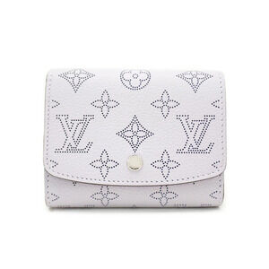 Louis Vuitton Mahina Purple Portefeuille Iris Compact Bi fold Wallet